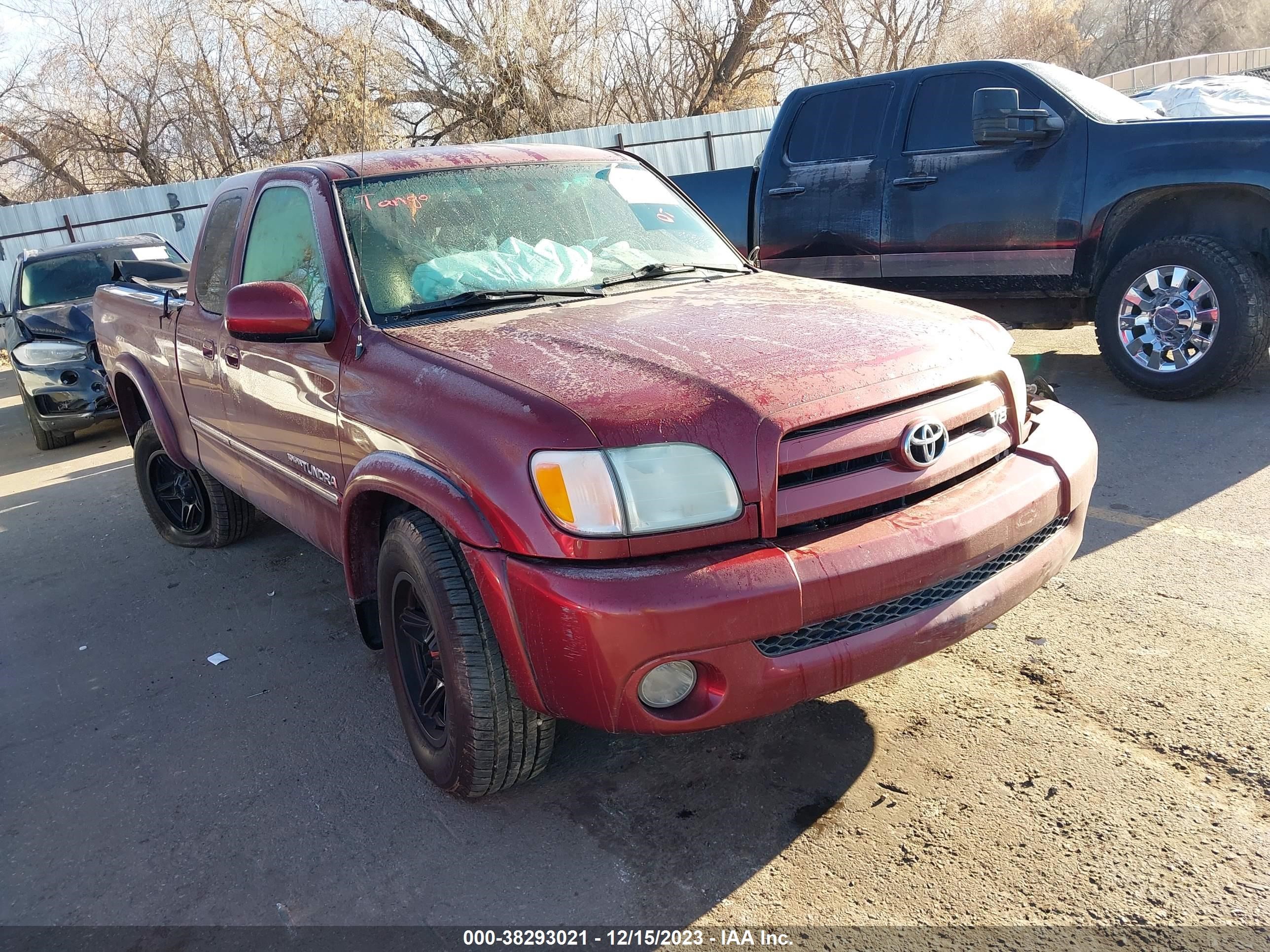 TOYOTA TUNDRA 2003 5tbbt48103s368614