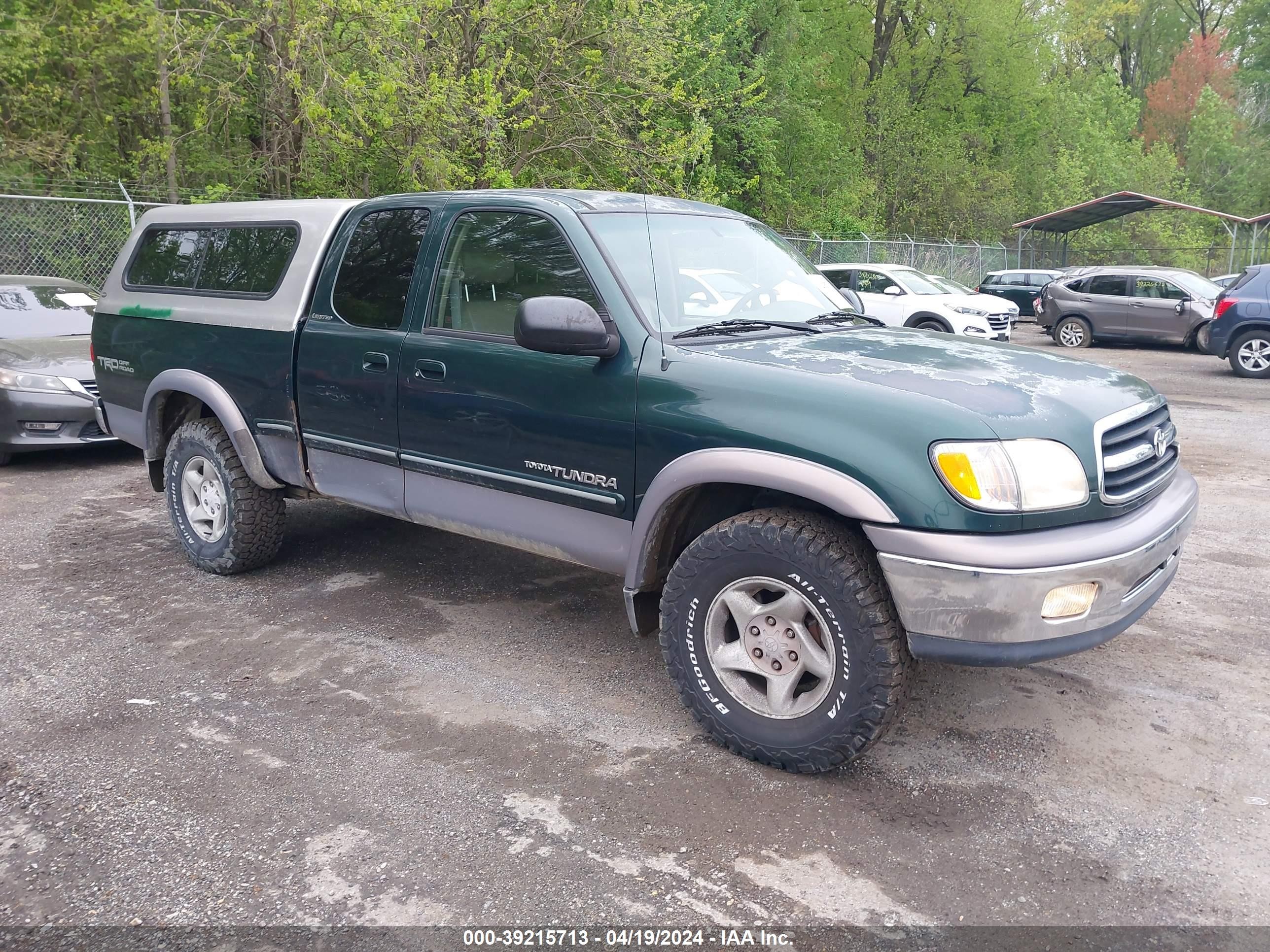 TOYOTA TUNDRA 2000 5tbbt4810ys027267