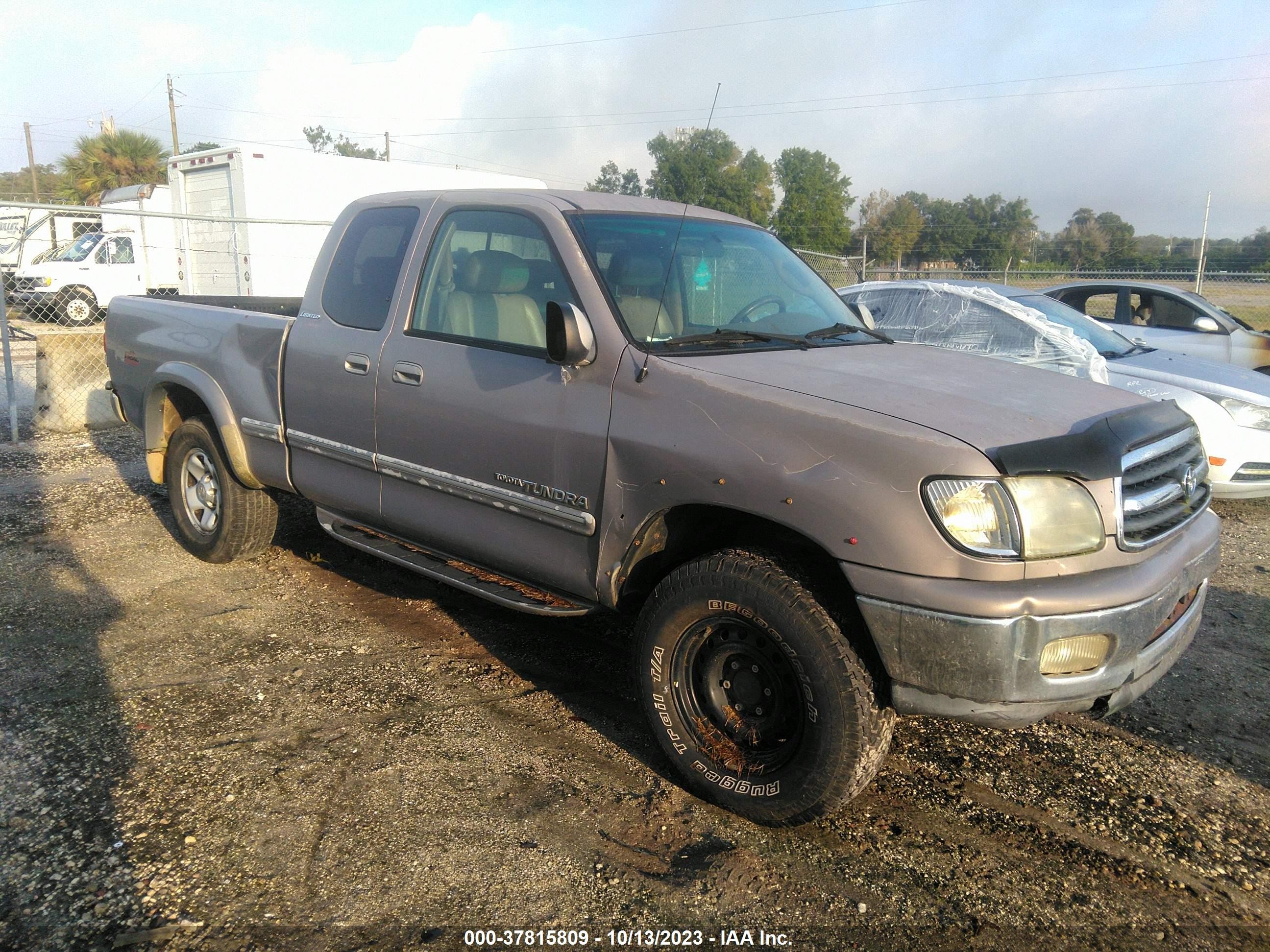 TOYOTA TUNDRA 2000 5tbbt4811ys114935