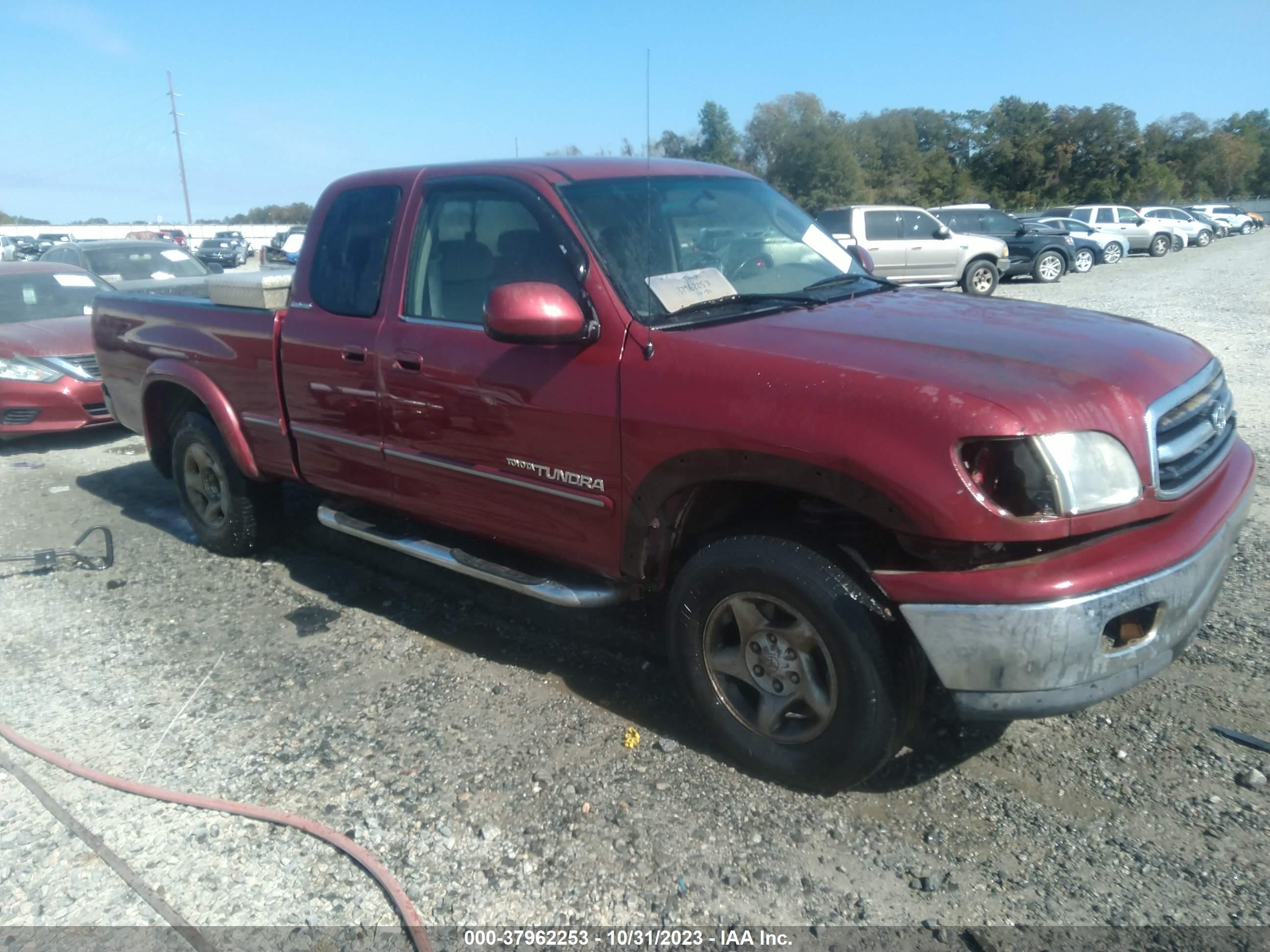 TOYOTA TUNDRA 2000 5tbbt4815ys099498