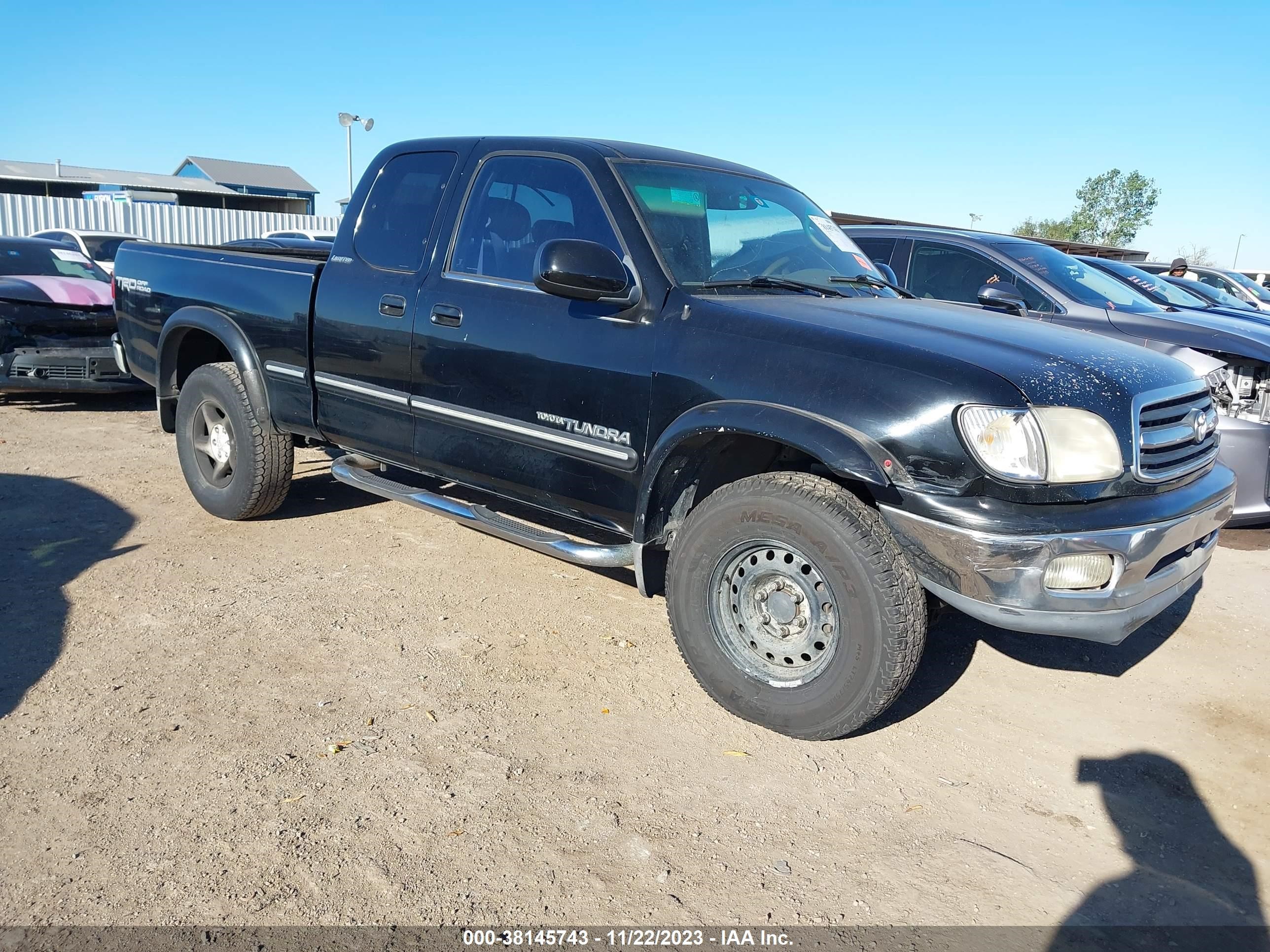 TOYOTA TUNDRA 2000 5tbbt4817ys070360