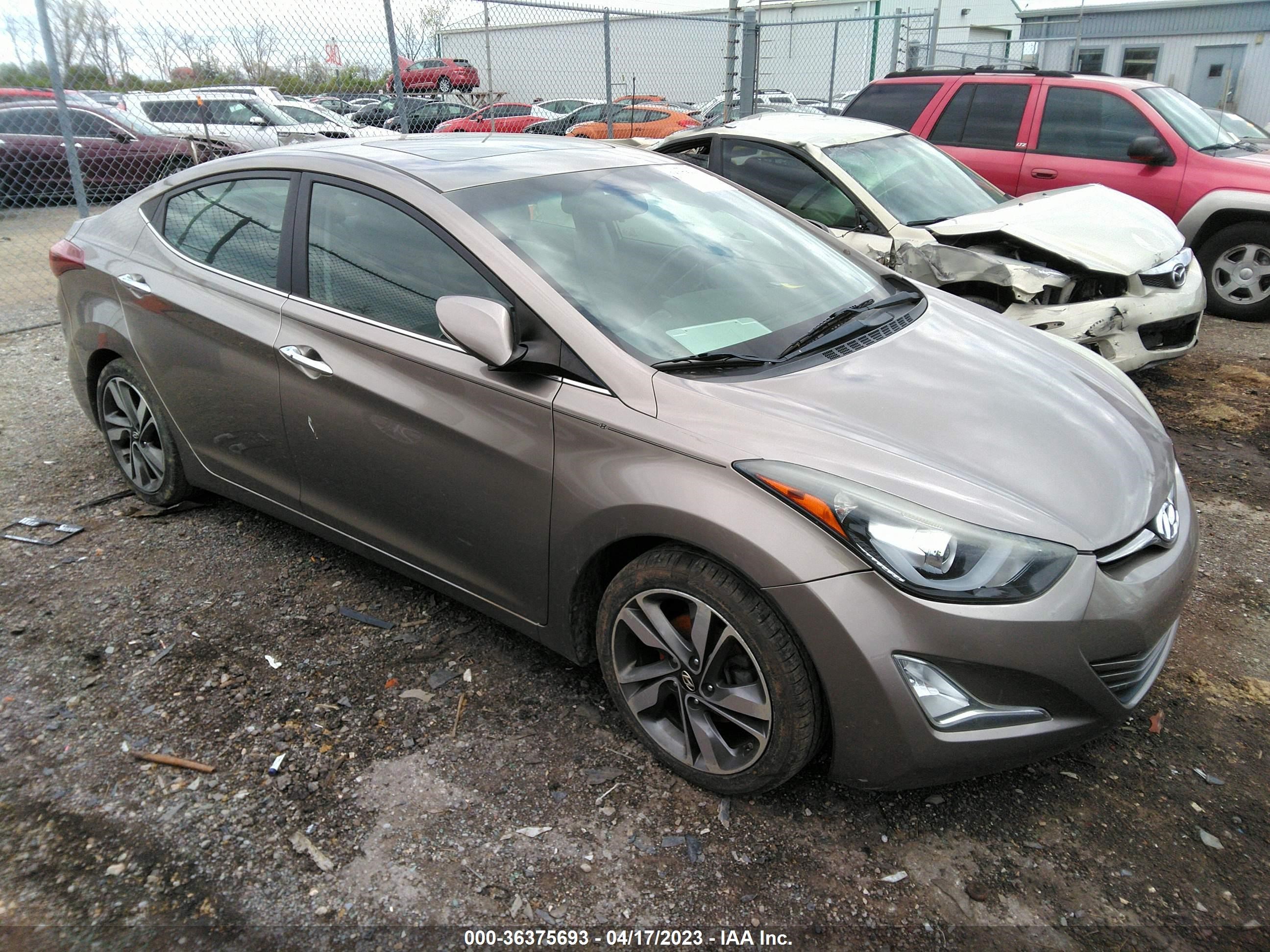 HYUNDAI ELANTRA 2014 5tbdt481x4s457603