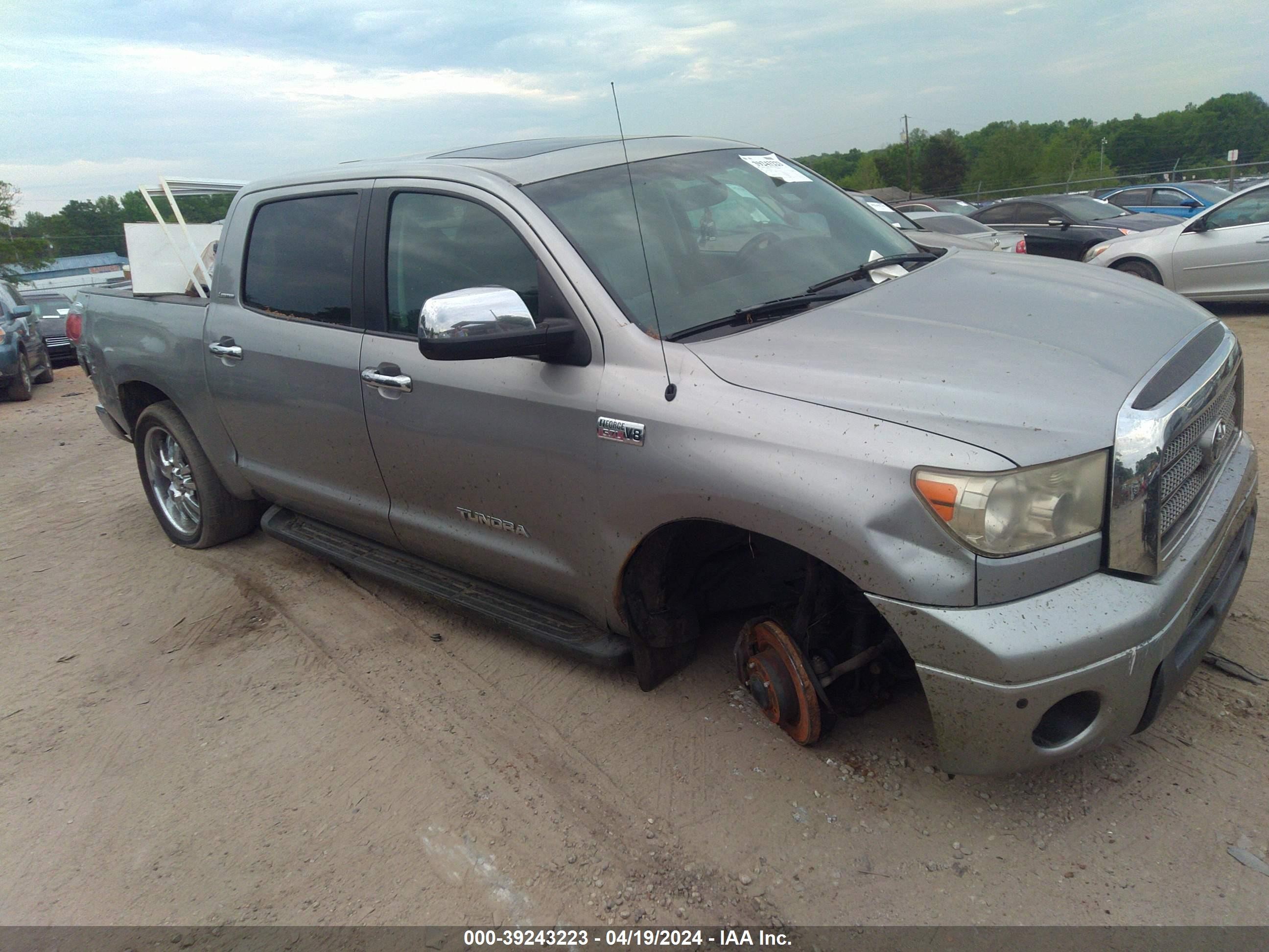 TOYOTA TUNDRA 2008 5tbdv58158s507796