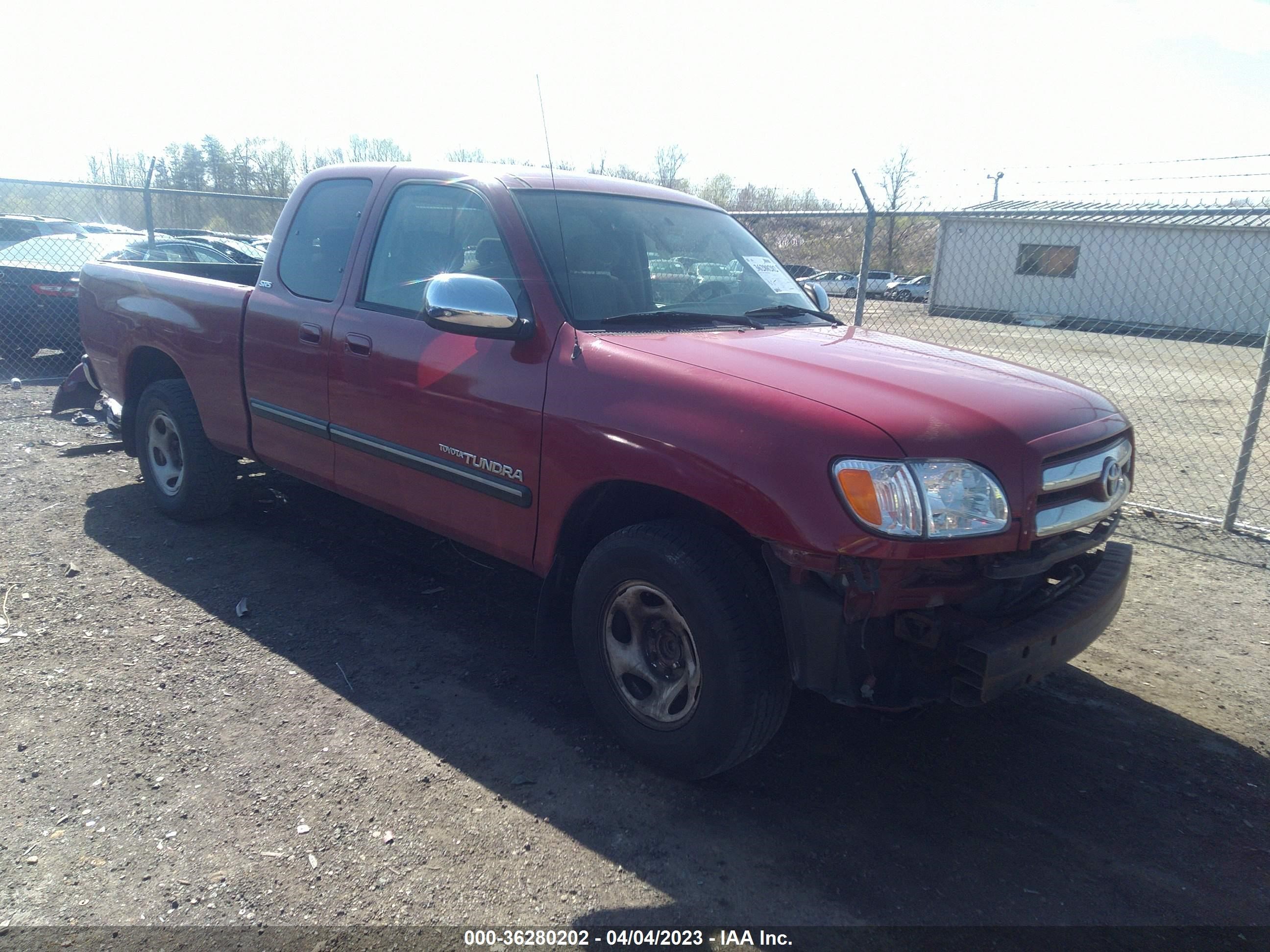 TOYOTA TUNDRA 2003 5tbrt34123s412076