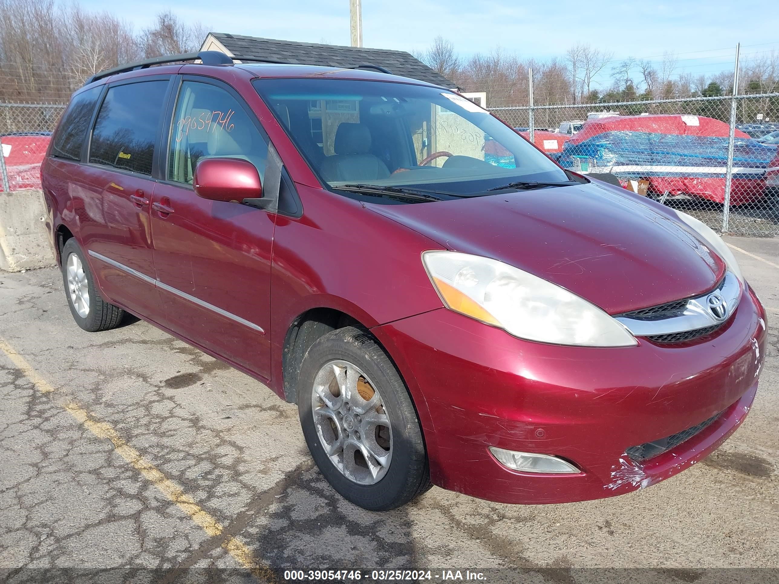 TOYOTA SIENNA 2006 5tdba22c26s076379