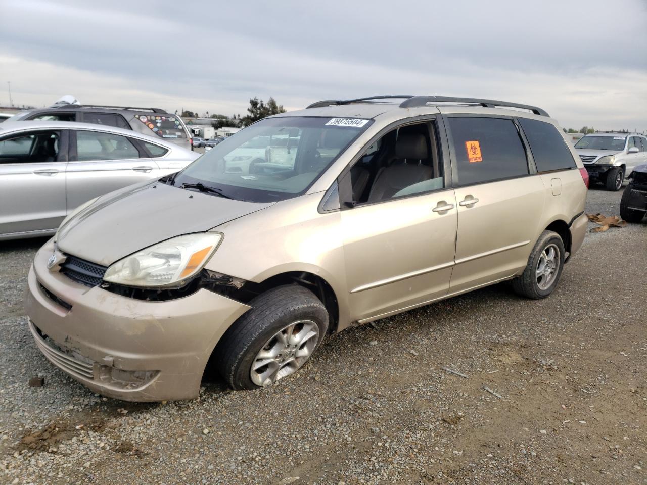 TOYOTA SIENNA 2004 5tdba22c74s019298