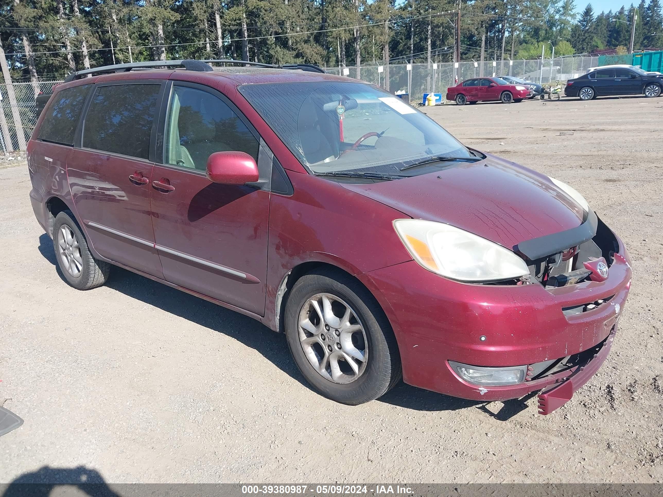 TOYOTA SIENNA 2005 5tdba22cx5s031530