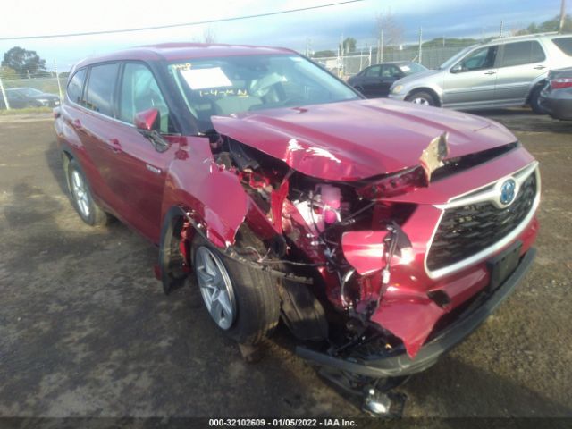 TOYOTA HIGHLANDER 2021 5tdbbrch7ms535631