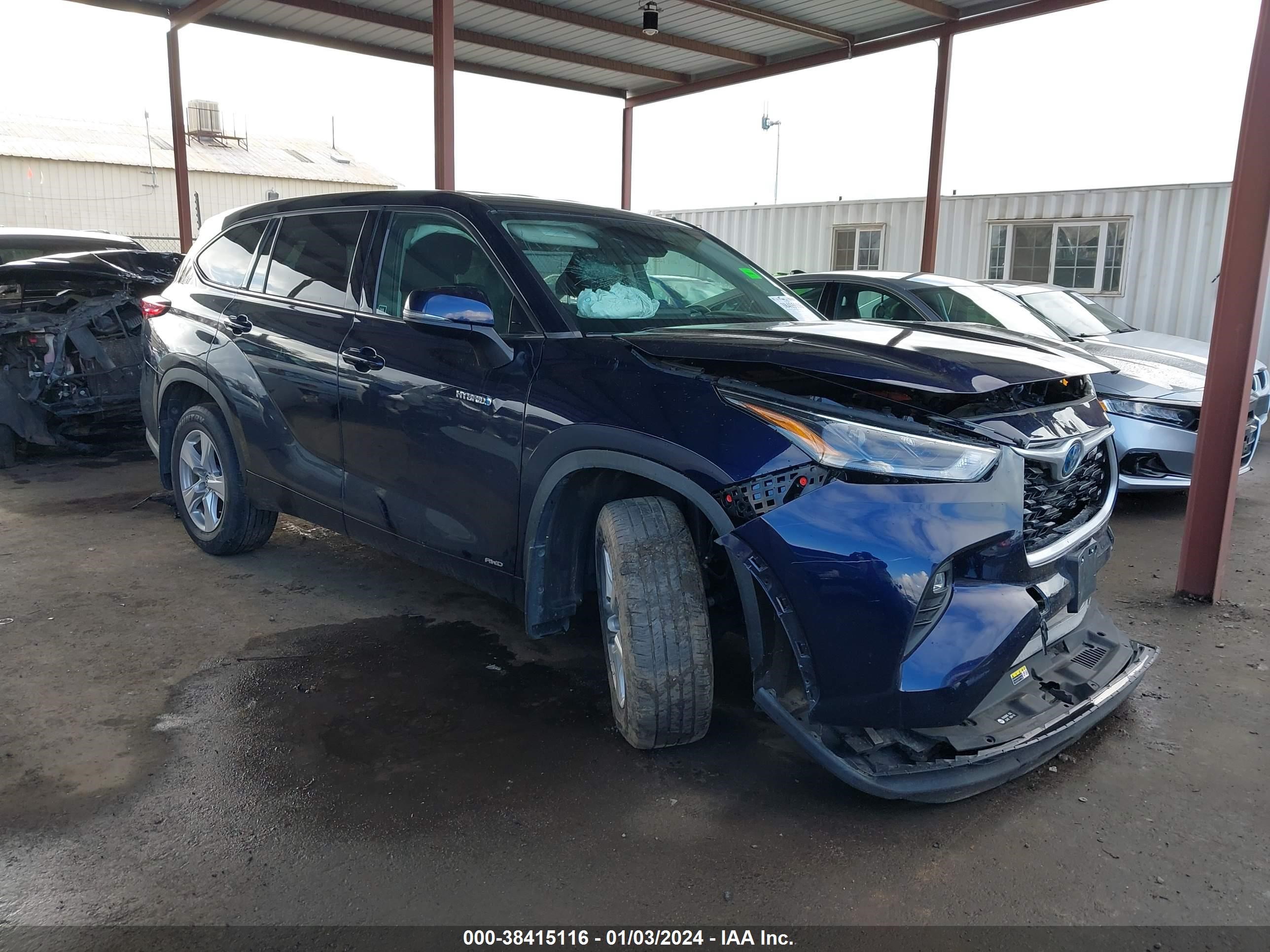 TOYOTA HIGHLANDER 2021 5tdbbrch9ms520886