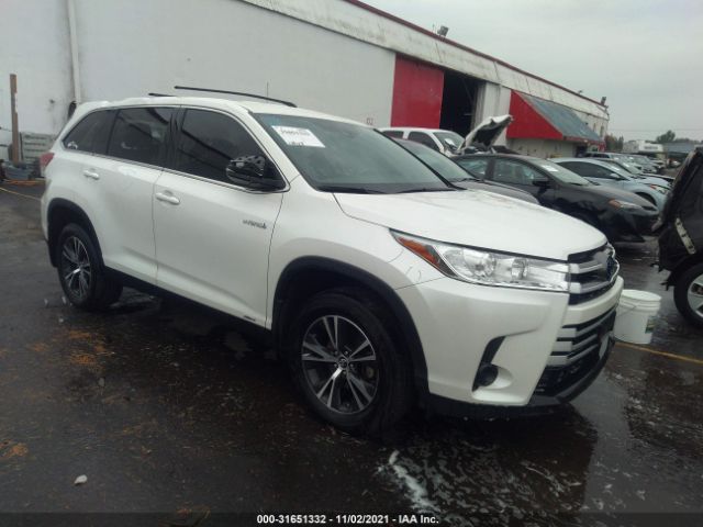 TOYOTA HIGHLANDER 2019 5tdbgrfh2ks076101