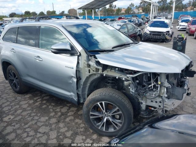 TOYOTA HIGHLANDER HYBRID 2019 5tdbgrfhxks077691