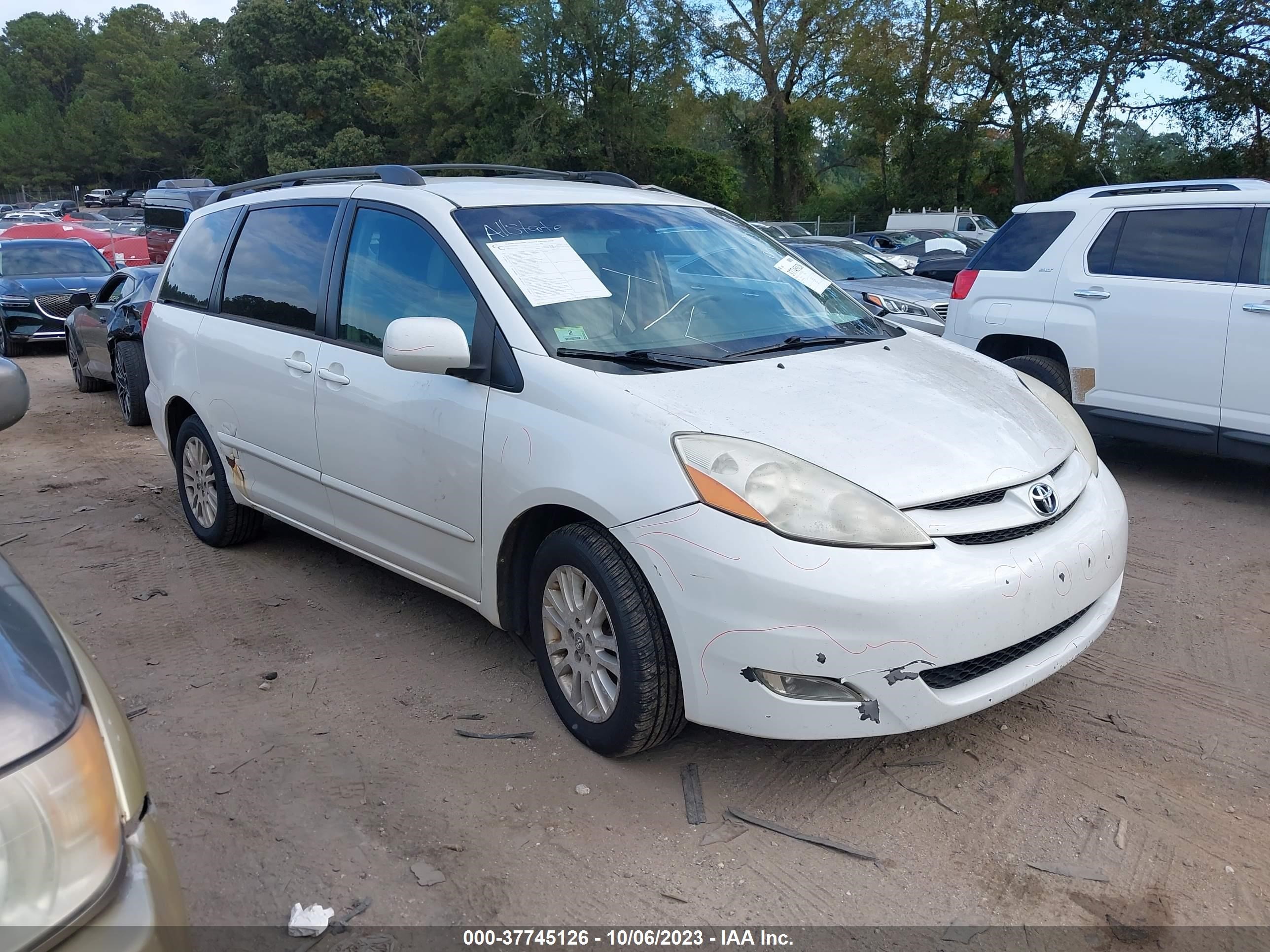 TOYOTA SIENNA 2007 5tdbk22c07s002439