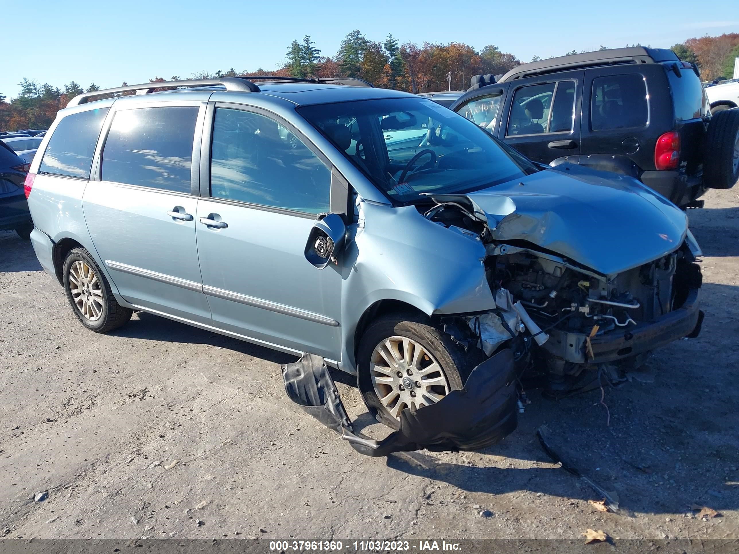 TOYOTA SIENNA 2008 5tdbk22c68s013396