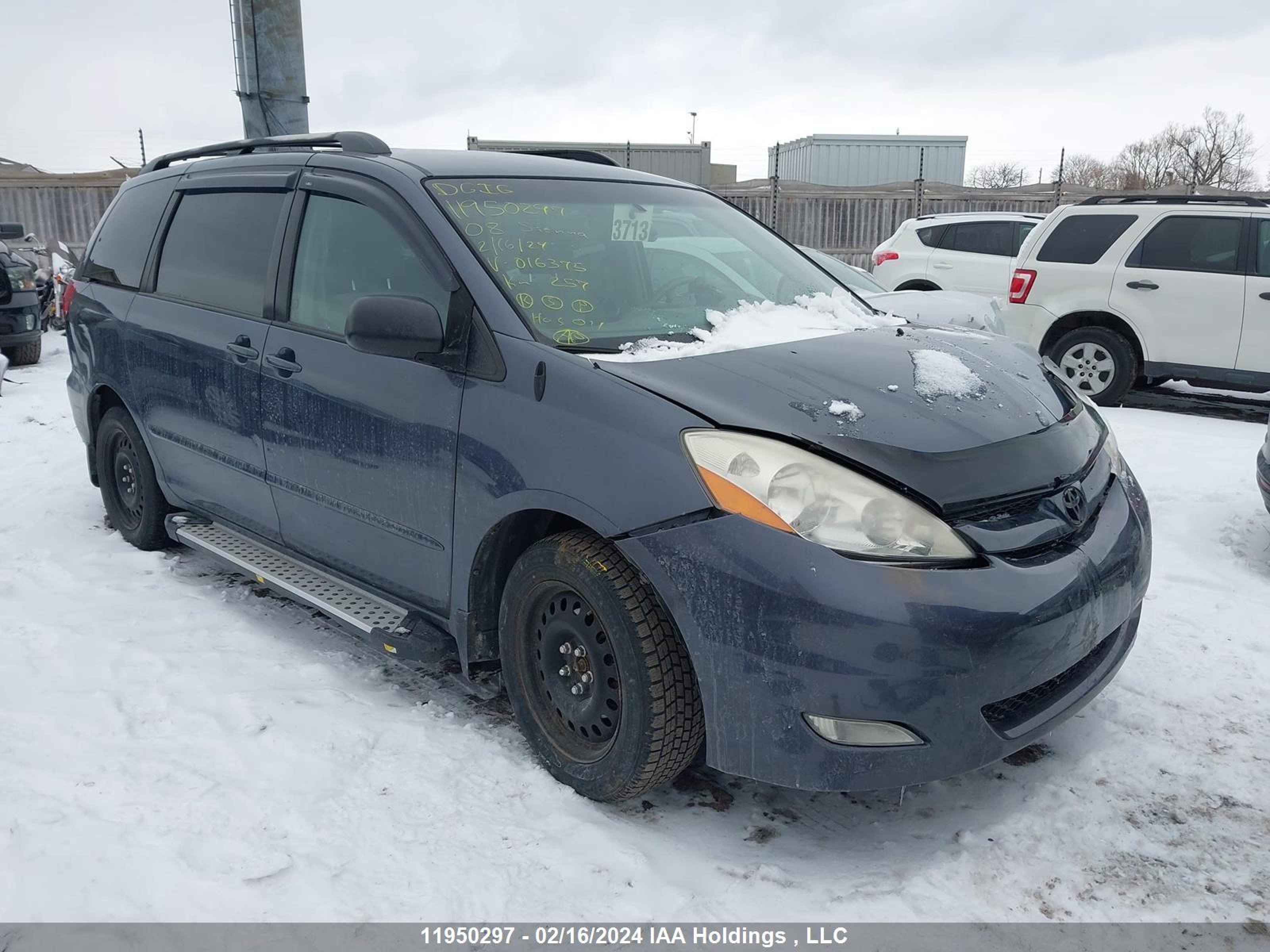 TOYOTA SIENNA 2008 5tdbk23c48s016375