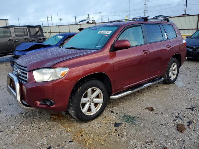 TOYOTA HIGHLANDER 2010 5tdbk3eh0as012926