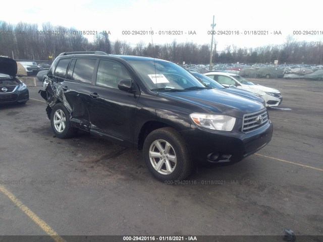 TOYOTA HIGHLANDER 2010 5tdbk3eh0as022940