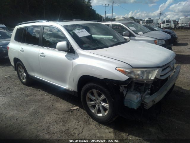 TOYOTA HIGHLANDER 2011 5tdbk3eh0bs042073