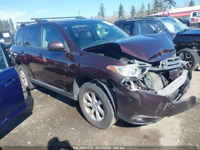 TOYOTA HIGHLANDER 2011 5tdbk3eh0bs061934