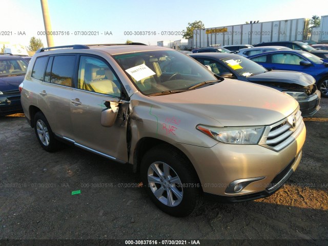 TOYOTA HIGHLANDER 2011 5tdbk3eh0bs074084