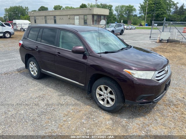 TOYOTA HIGHLANDER 2011 5tdbk3eh0bs074120