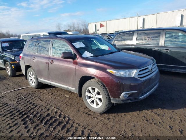 TOYOTA HIGHLANDER 2012 5tdbk3eh0cs099388