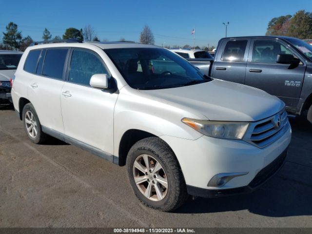 TOYOTA HIGHLANDER 2012 5tdbk3eh0cs100023