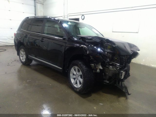 TOYOTA HIGHLANDER 2012 5tdbk3eh0cs102676