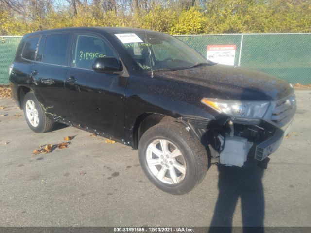 TOYOTA HIGHLANDER 2012 5tdbk3eh0cs109045