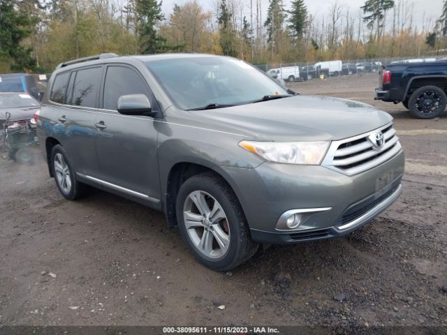 TOYOTA HIGHLANDER 2012 5tdbk3eh0cs121082