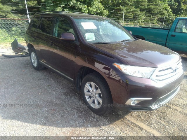 TOYOTA HIGHLANDER 2012 5tdbk3eh0cs164286