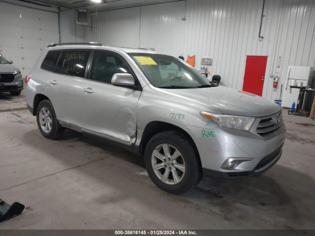 TOYOTA HIGHLANDER 2012 5tdbk3eh0cs172534