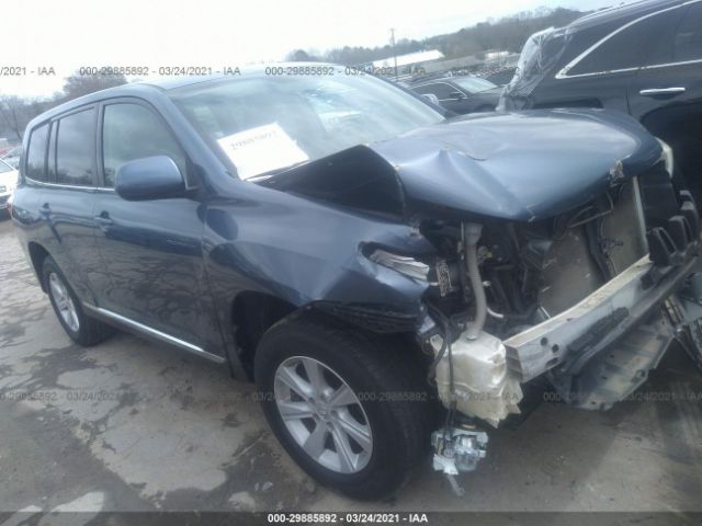 TOYOTA HIGHLANDER 2013 5tdbk3eh0ds176925