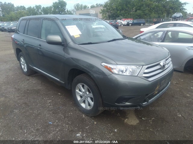 TOYOTA HIGHLANDER 2013 5tdbk3eh0ds177590