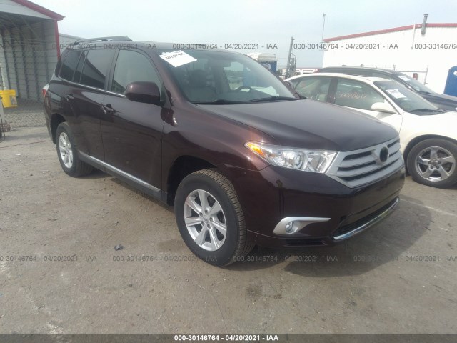 TOYOTA HIGHLANDER 2013 5tdbk3eh0ds191098