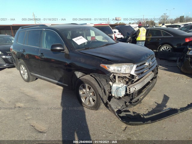 TOYOTA HIGHLANDER 2013 5tdbk3eh0ds196205