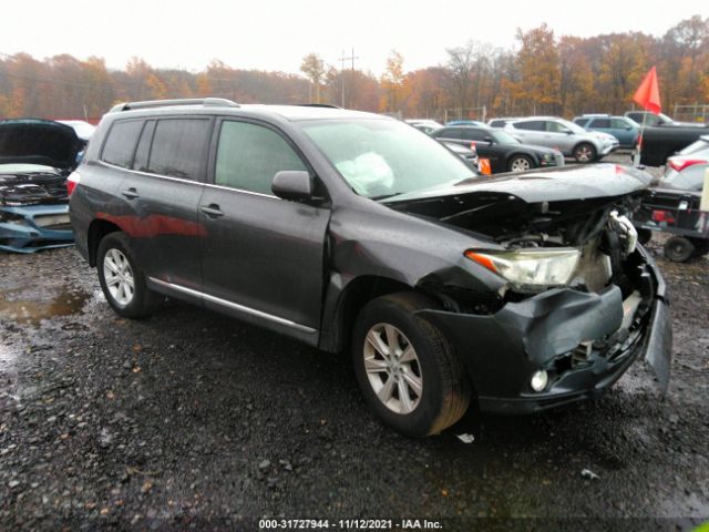 TOYOTA HIGHLANDER 2013 5tdbk3eh0ds213701