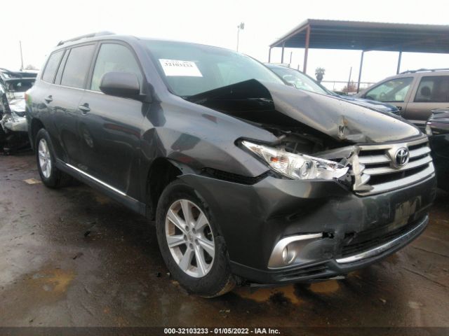 TOYOTA HIGHLANDER 2013 5tdbk3eh0ds226805