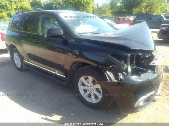 TOYOTA HIGHLANDER 2013 5tdbk3eh0ds234578