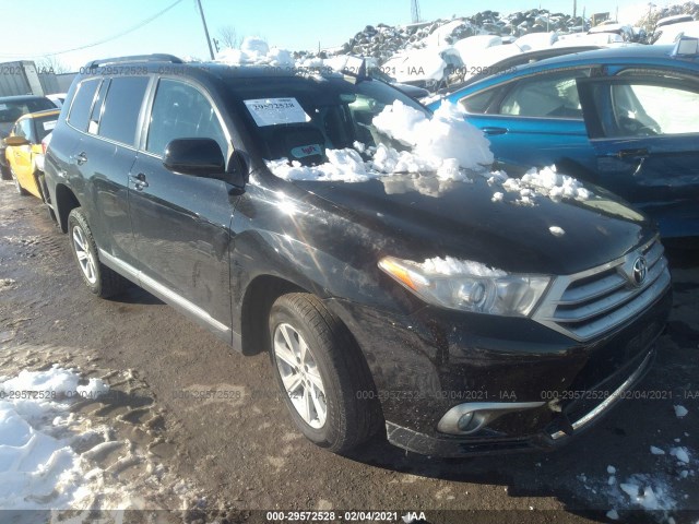 TOYOTA HIGHLANDER 2013 5tdbk3eh0ds236623