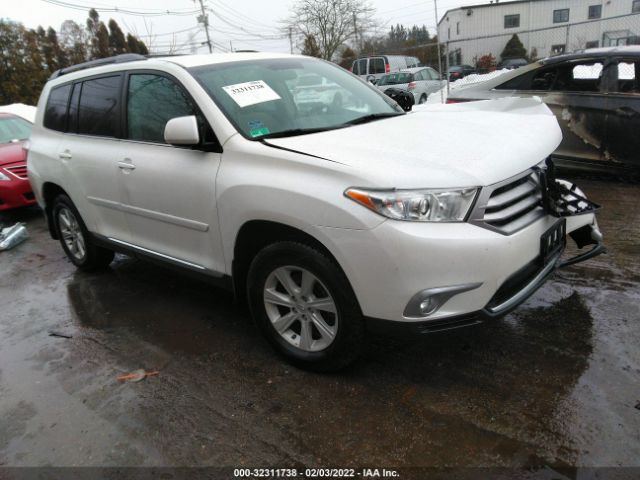 TOYOTA HIGHLANDER 2013 5tdbk3eh0ds253146