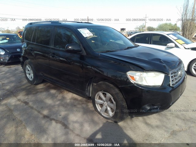 TOYOTA HIGHLANDER 2010 5tdbk3eh1as003149