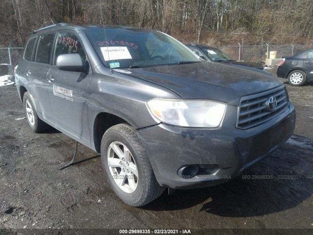 TOYOTA HIGHLANDER 2010 5tdbk3eh1as013891