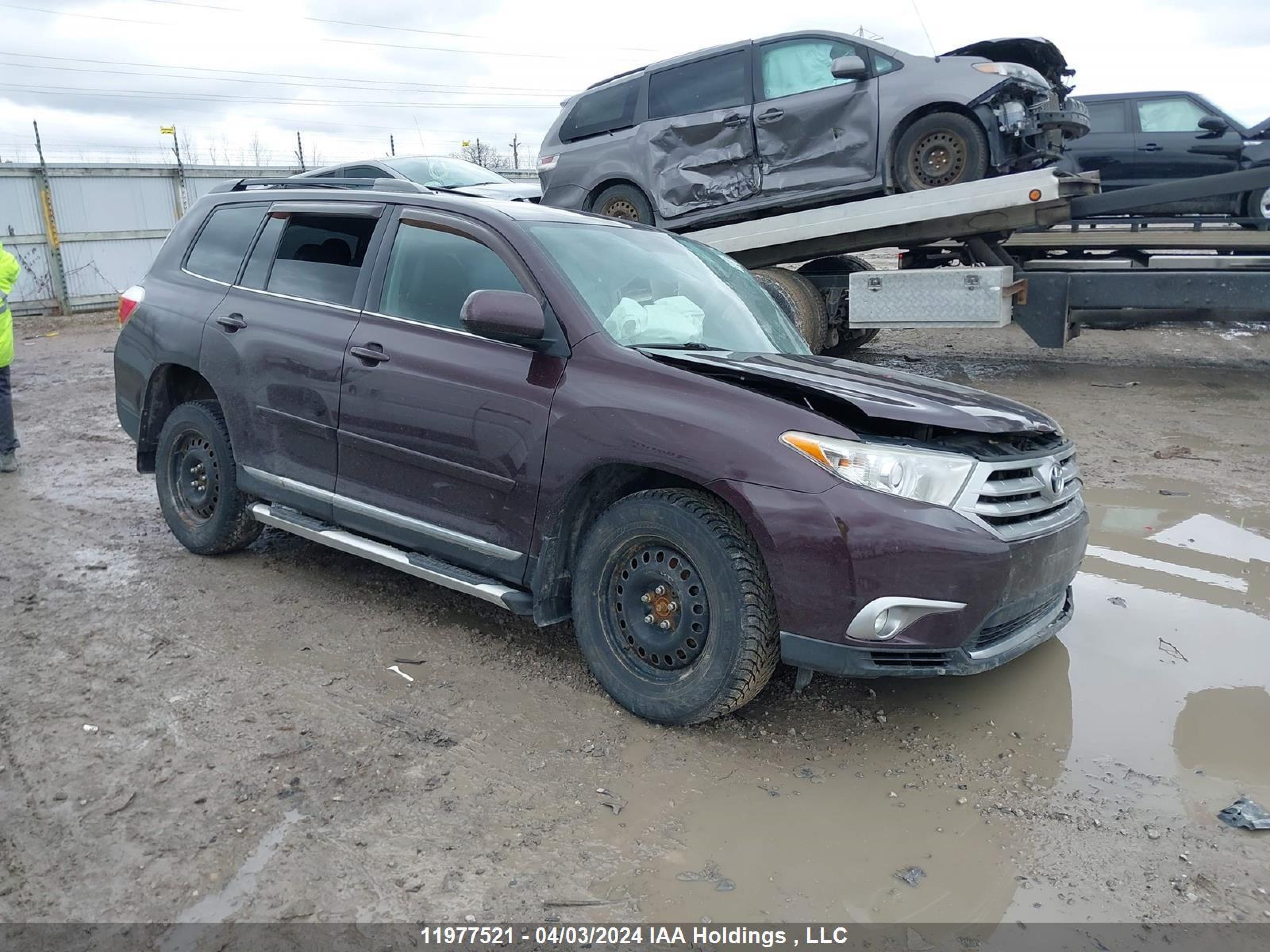 TOYOTA HIGHLANDER 2011 5tdbk3eh1bs044740