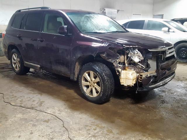 TOYOTA HIGHLANDER 2011 5tdbk3eh1bs049355