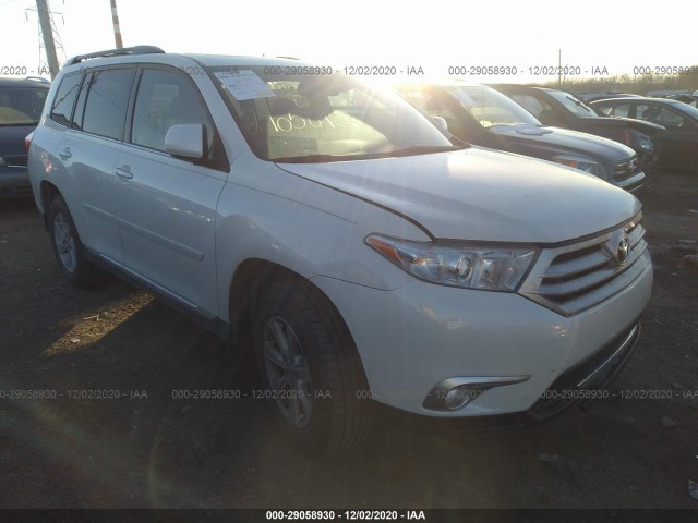 TOYOTA HIGHLANDER 2011 5tdbk3eh1bs071291