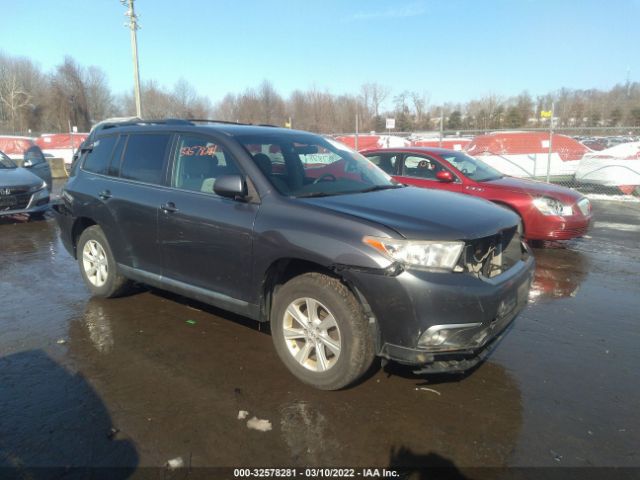 TOYOTA HIGHLANDER 2011 5tdbk3eh1bs082727