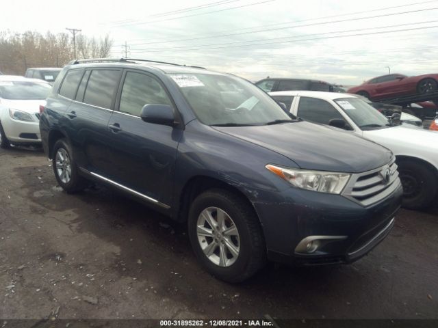 TOYOTA HIGHLANDER 2011 5tdbk3eh1bs090178