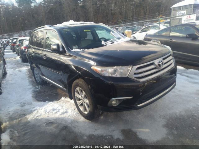 TOYOTA HIGHLANDER 2012 5tdbk3eh1cs103500