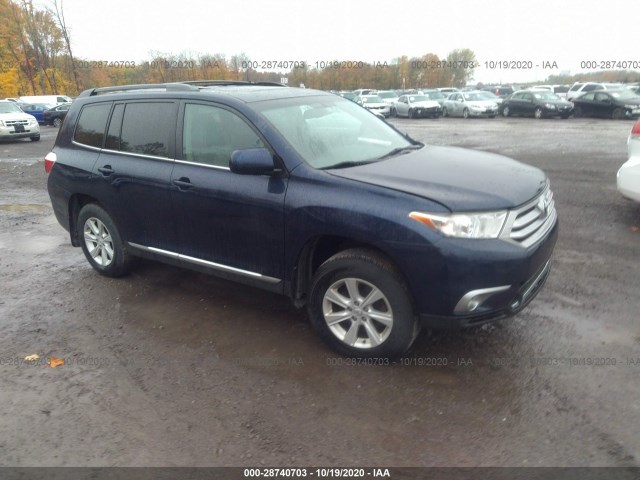 TOYOTA HIGHLANDER 2012 5tdbk3eh1cs112178