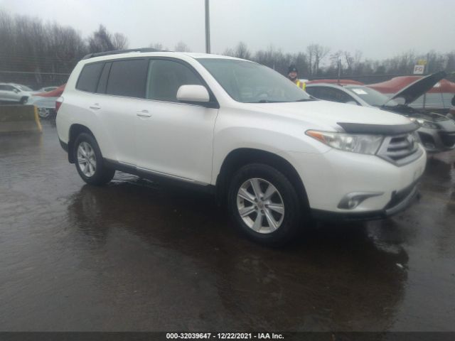 TOYOTA HIGHLANDER 2012 5tdbk3eh1cs113380